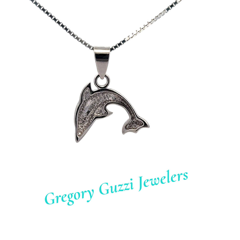 Thumbnail: Sterling Silver Dolphin Pendant