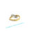 Thumbnail: 14KT. Yellow Gold Diamond Ring (Size 7)
