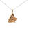 Miniatura: 14Kt Yellow Gold Conch Shell Diamond pendant / charm