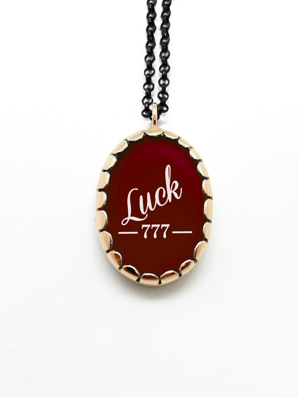 Thumbnail: Small Red Agate Angel Numbers Necklace