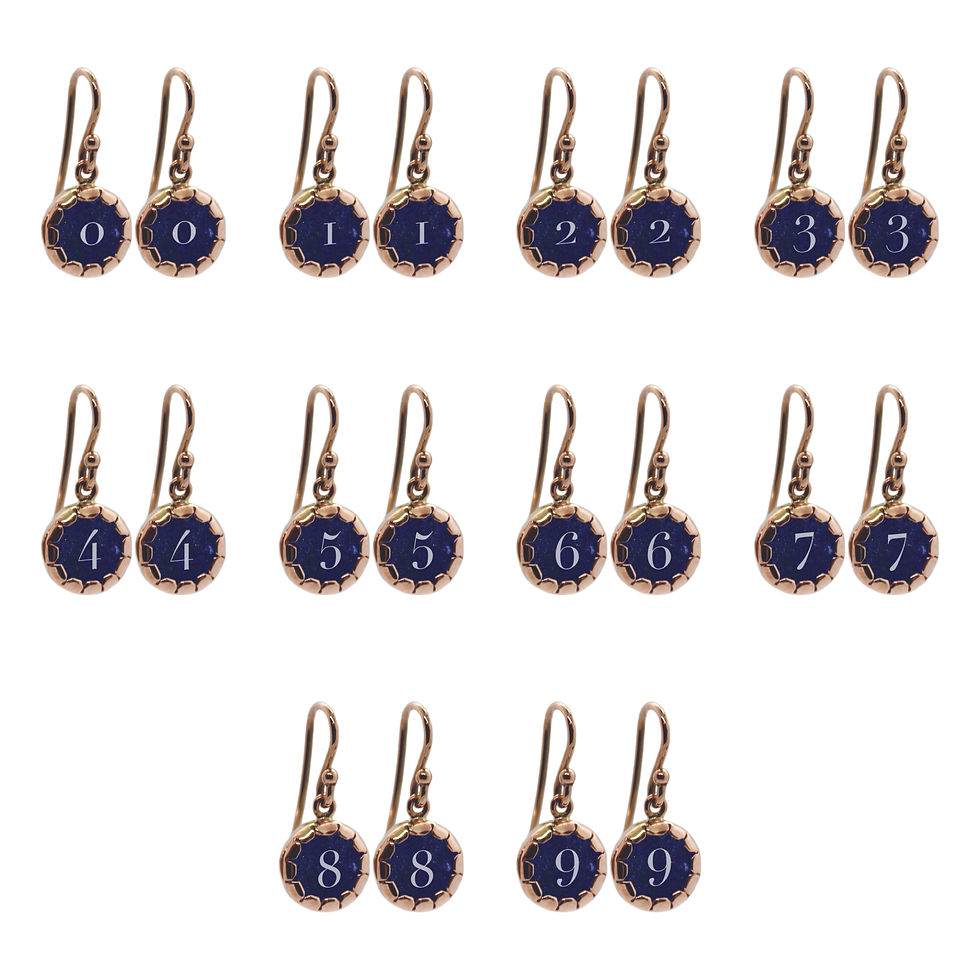Thumbnail: Angel mini lapis Earrings
