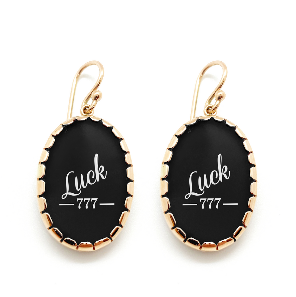 Thumbnail: Onix Angel Numbers Earrings