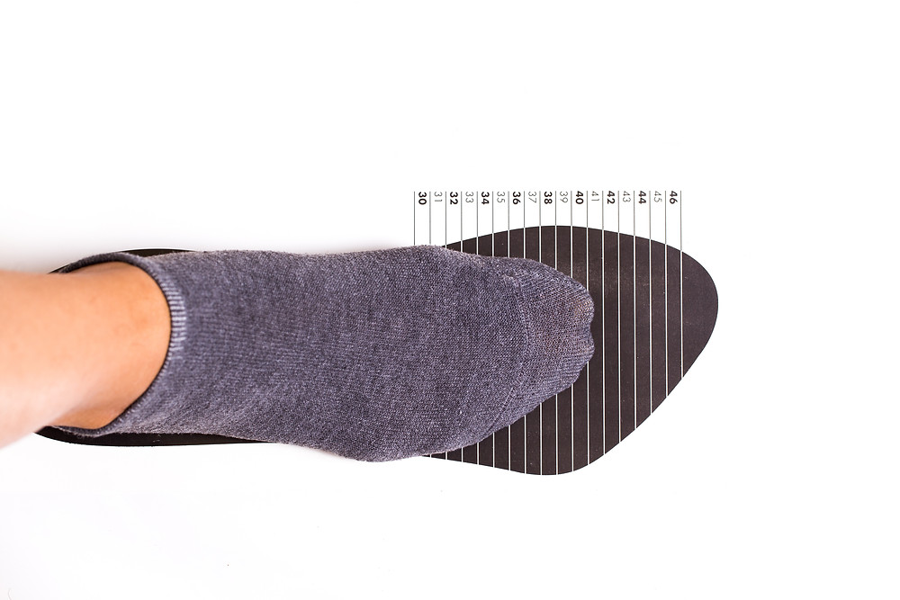 Largeur du pied - Longueur du pied - Tailles appropriée pour les souliers