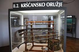 Artefacts in the museum of Castle Ozalj, Croatia