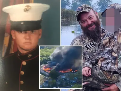 Thomas Jacob Sanford, a 40-year-old man from Burton, Michigan. Sanford, a former U.S. Marine is in the picture