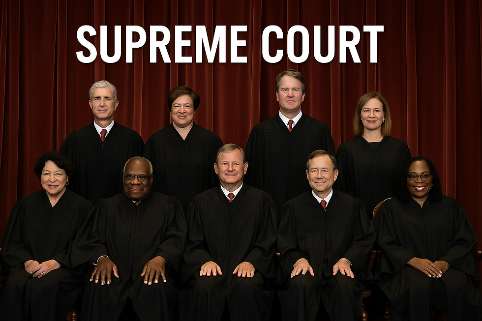 There are members of the US supreme court in this picture