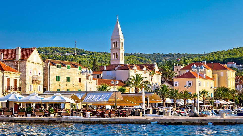 Supetar Town on Island of Brač