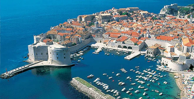 There is Dubrovnik town in the picture