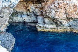 Odysseus' Cave on the island of Mljet, Croatia