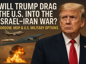 Will Trump Drag the U.S. Into the Israel‑Iran War? Fordow, MOP & U.S. Military Options