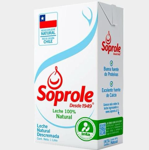 LECHE DES SOPROLE 1L X 12