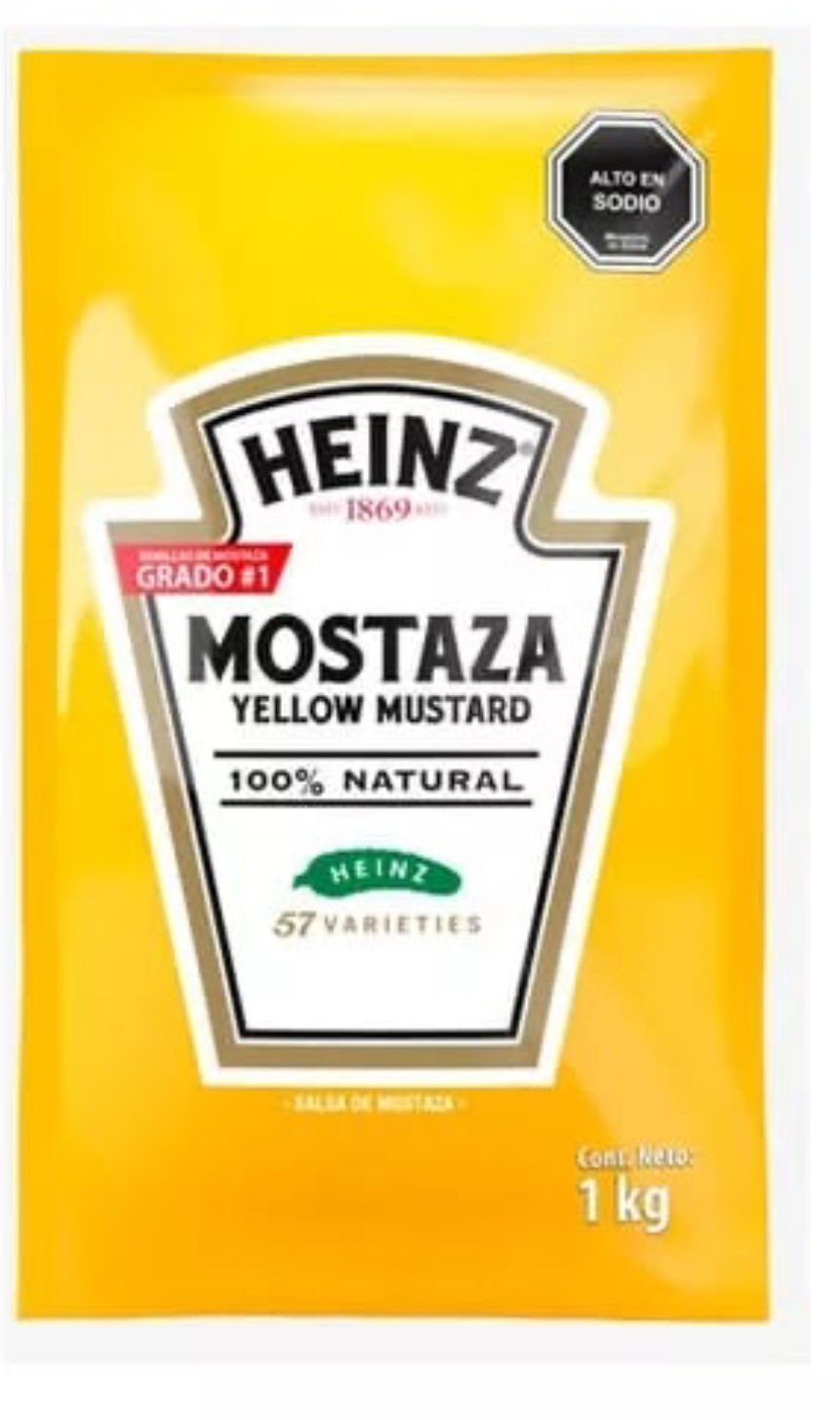 MOSTAZA HEINZ FS BOLSA 1KG