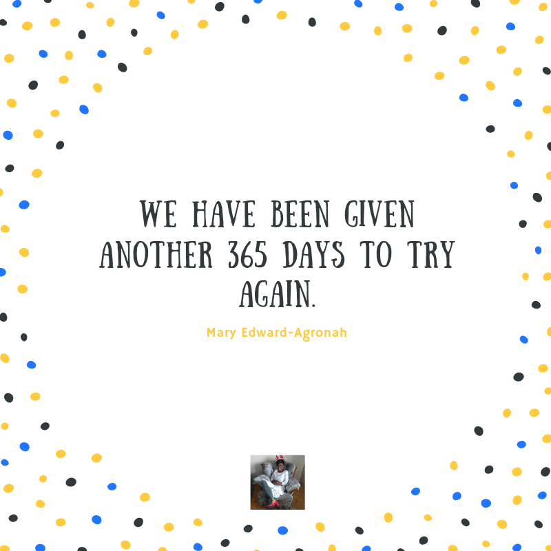 In the beginning, we have 365 blank templates to fill out!