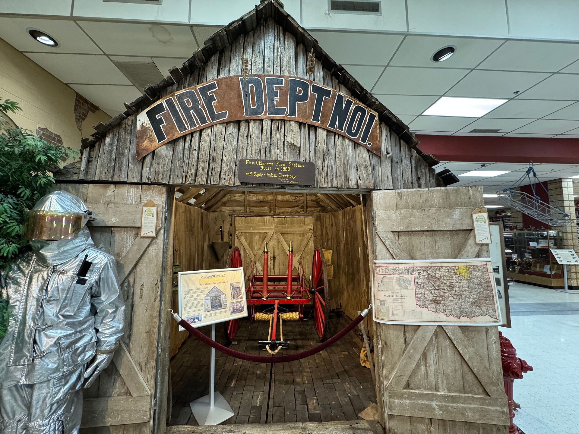 First Fire Station in Oklahoma