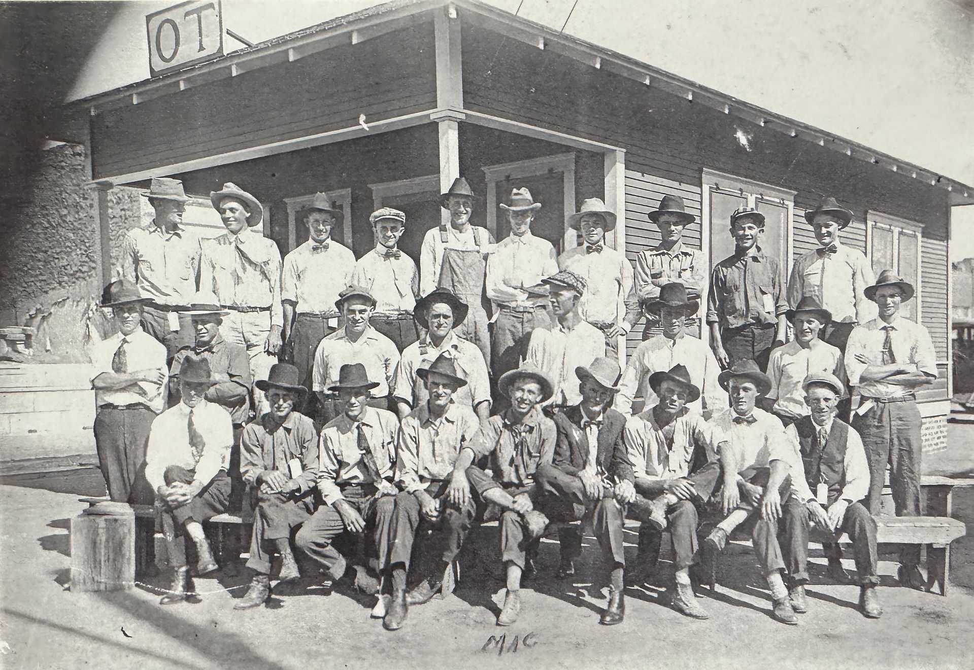 Bristow area draftees for WWI