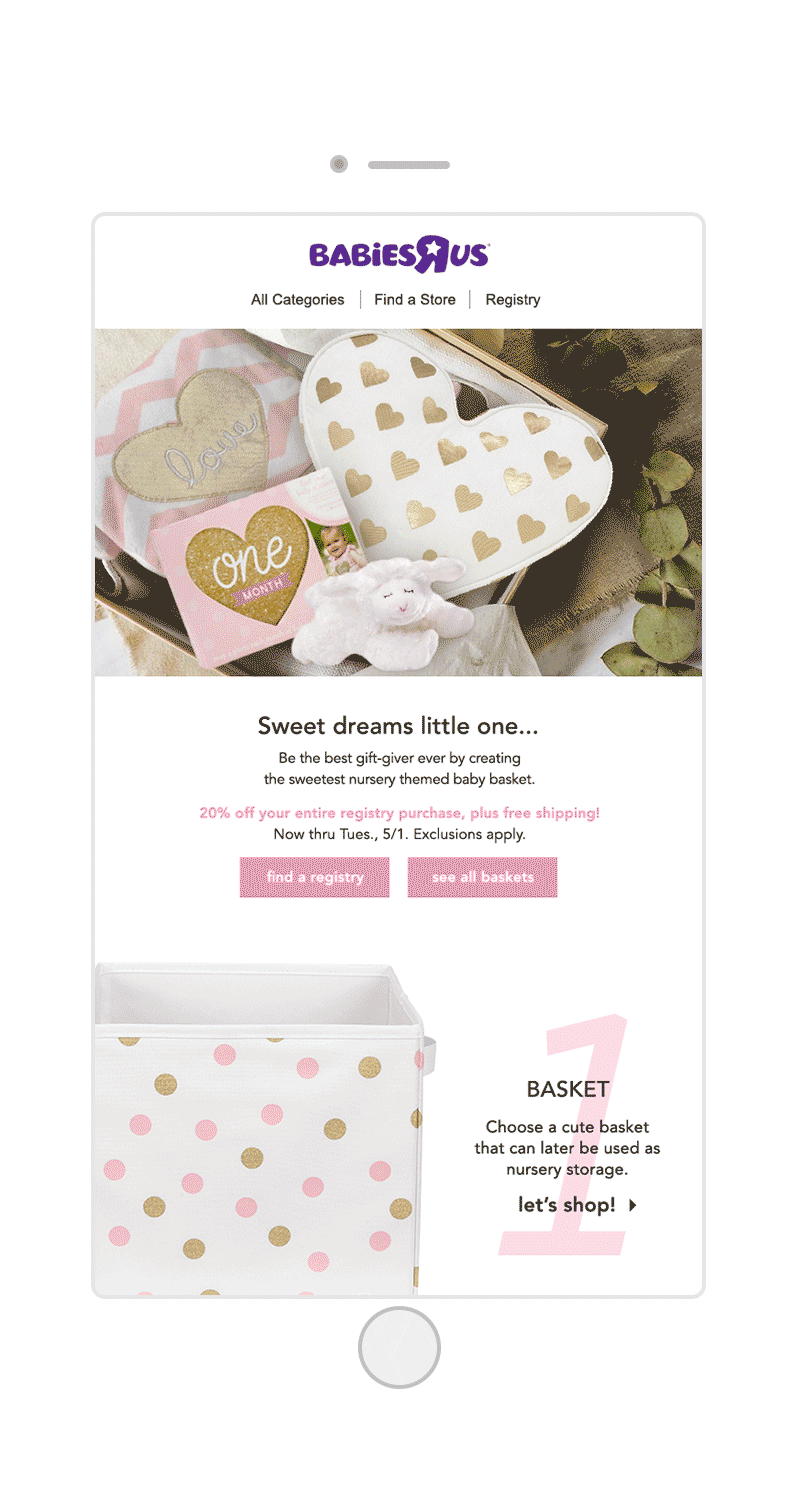 Babies"R"Us email
