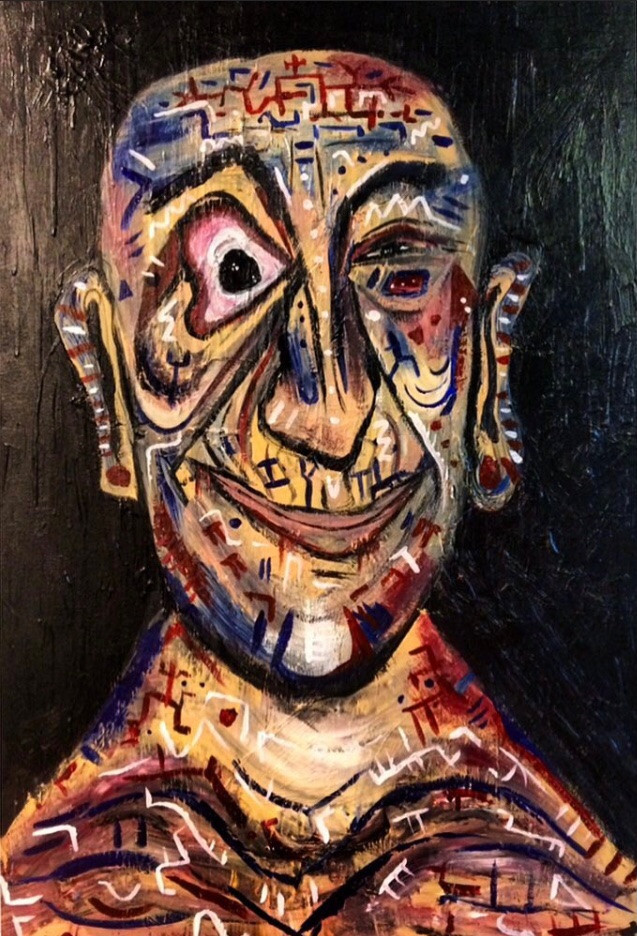 painting of a face