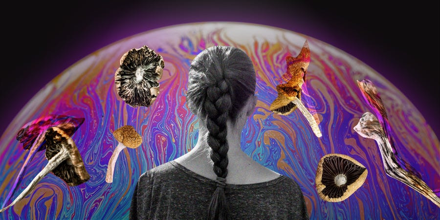 Shayanne Gal/Insider collage woman mushrooms