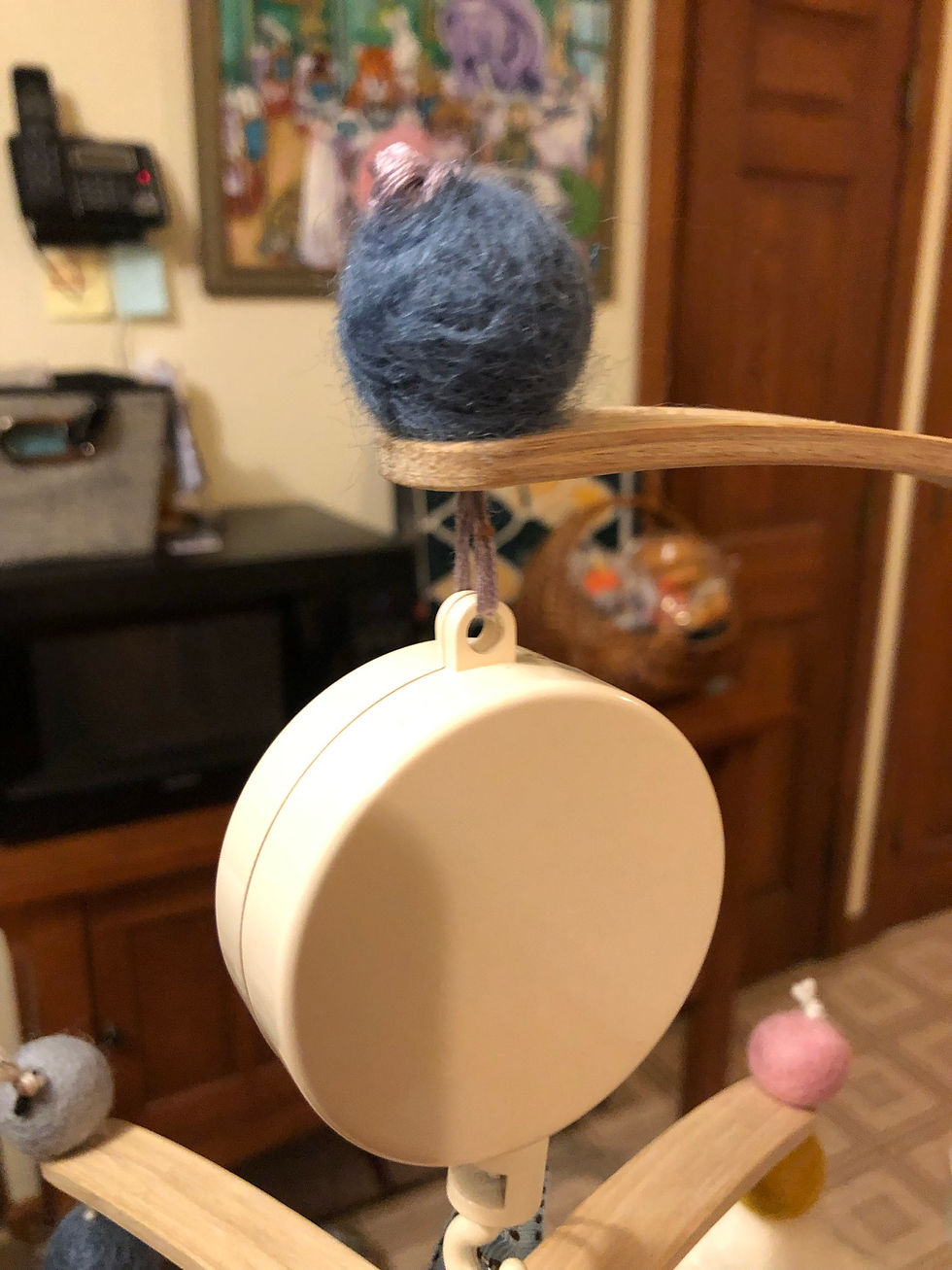 Thumbnail: Custom Felted Baby Mobile