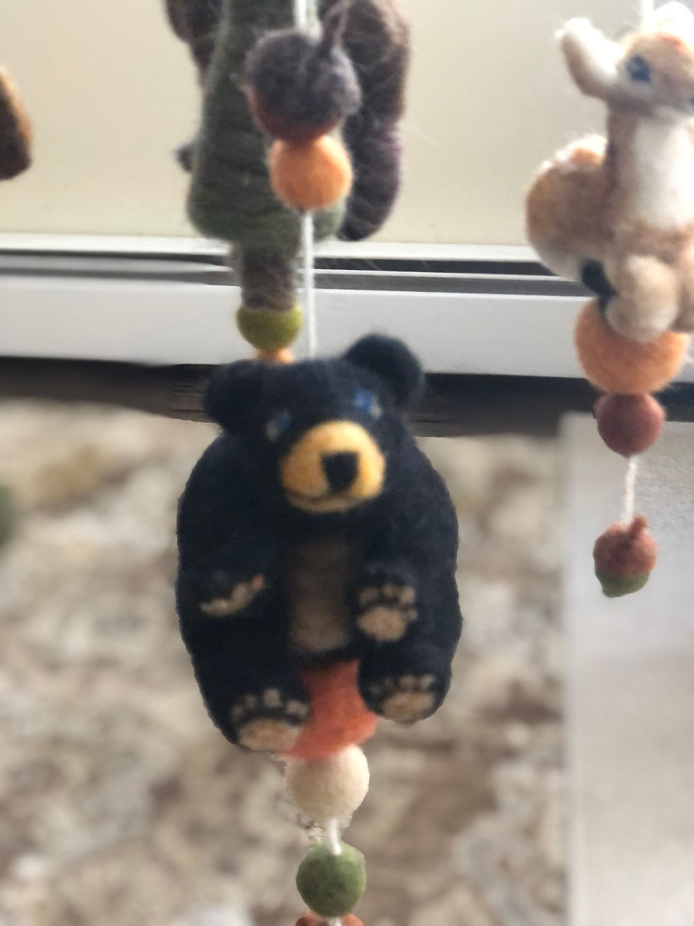 Thumbnail: Custom Felted Baby Mobile