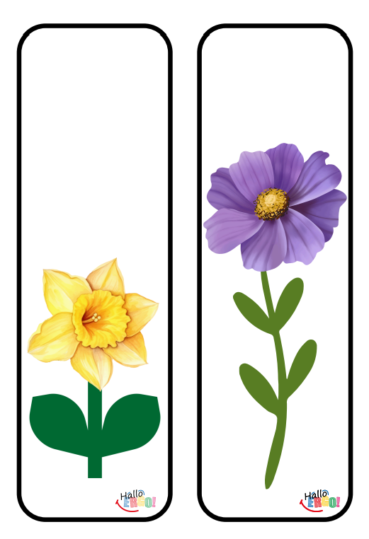 Thumbnail: Velcrotoren - Bloemen opdrachtkaarten