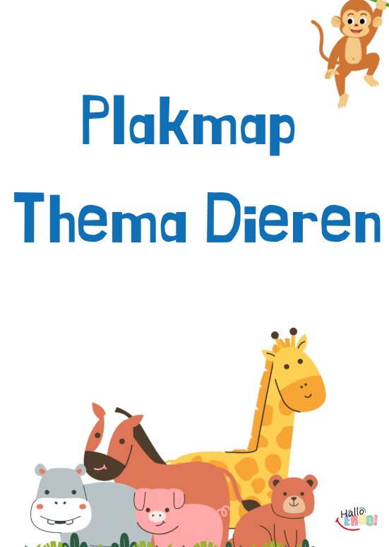 Plakmap - Thema dieren