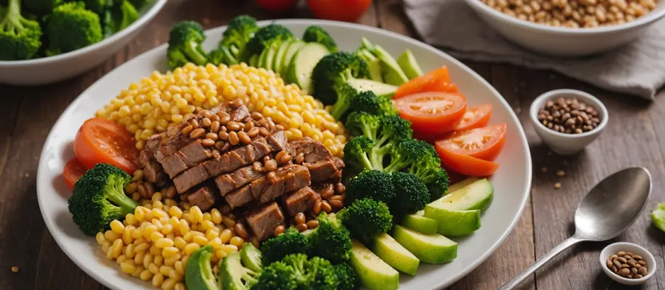 How to Build a Balanced Plate for Your Fitness Success: Considerations for Improving Muscle Mass and Reducing Body Fat