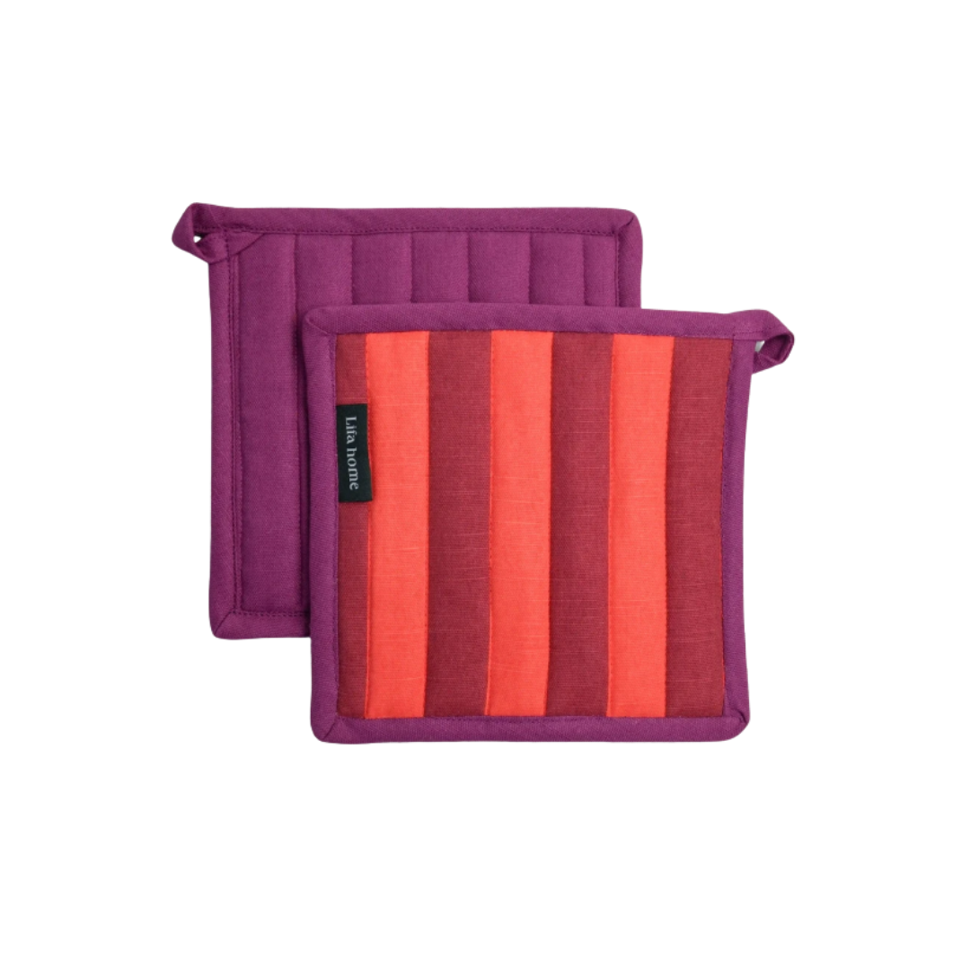 Lifa Home -Pannenlappen Set Vivid Red Orange