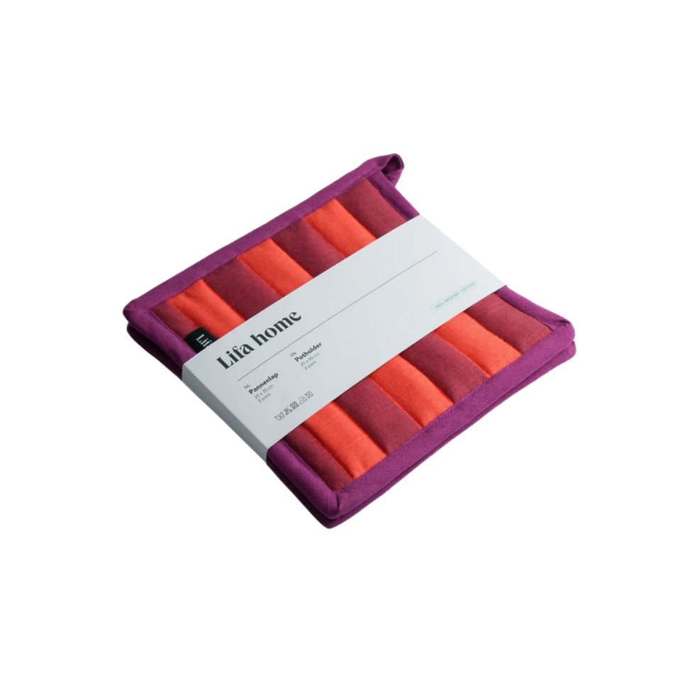 Thumbnail: Lifa Home -Pannenlappen Set Vivid Red Orange