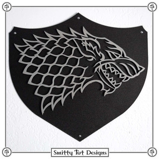 Game of Thrones Stark Metal Wall Plaque!