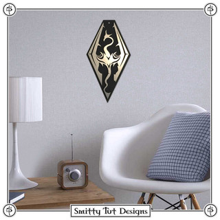 Skyrim Magnetic Metal Wall Plaque!