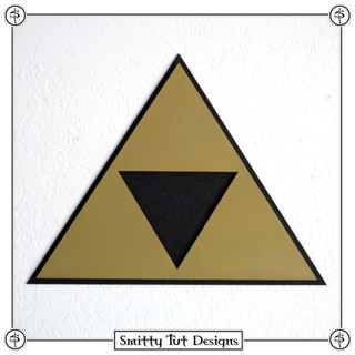 Legend of Zelda Triforce Magnetic Metal Wall Plaque!