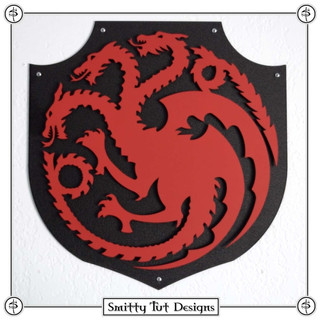 Game of Thrones Targaryen Metal Wall Plaque!