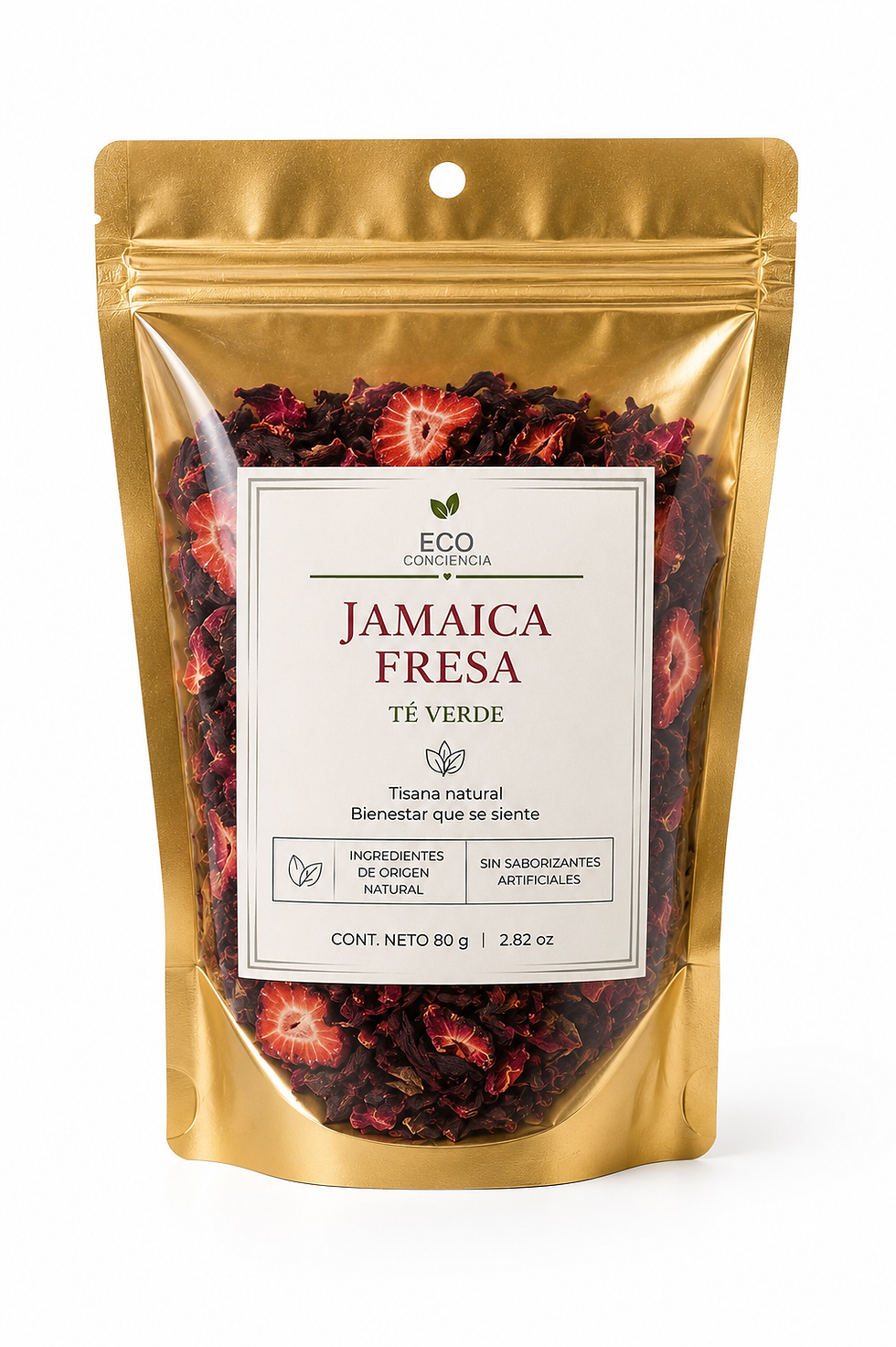 Tisana Jamaica Fresa Eco Conciencia
