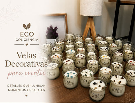 Velas Econ Conciencia para eventos