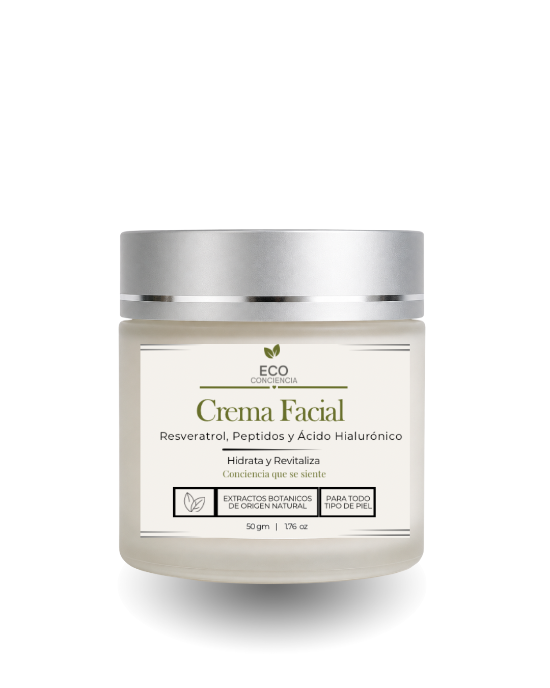 Crema Facial Resveratrol y Acido Hialurónico