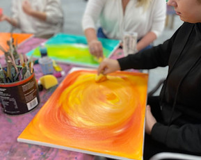 An employee at a Corporate Wellbeing Workshop