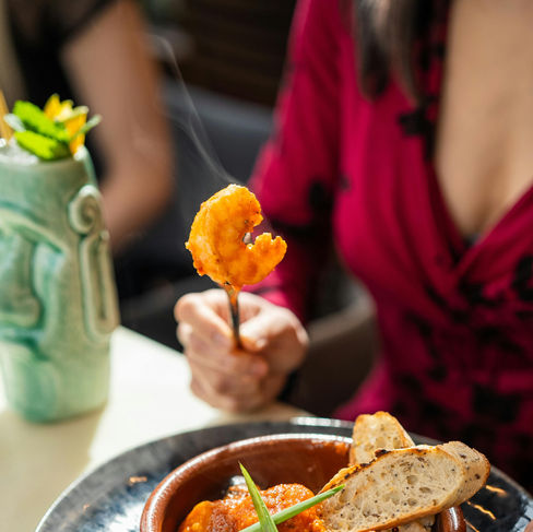 Cooked shrimp might look delicious, but make sure your seafood isn't part of the FDA's recall list before digging in — not all ingredients should glow.