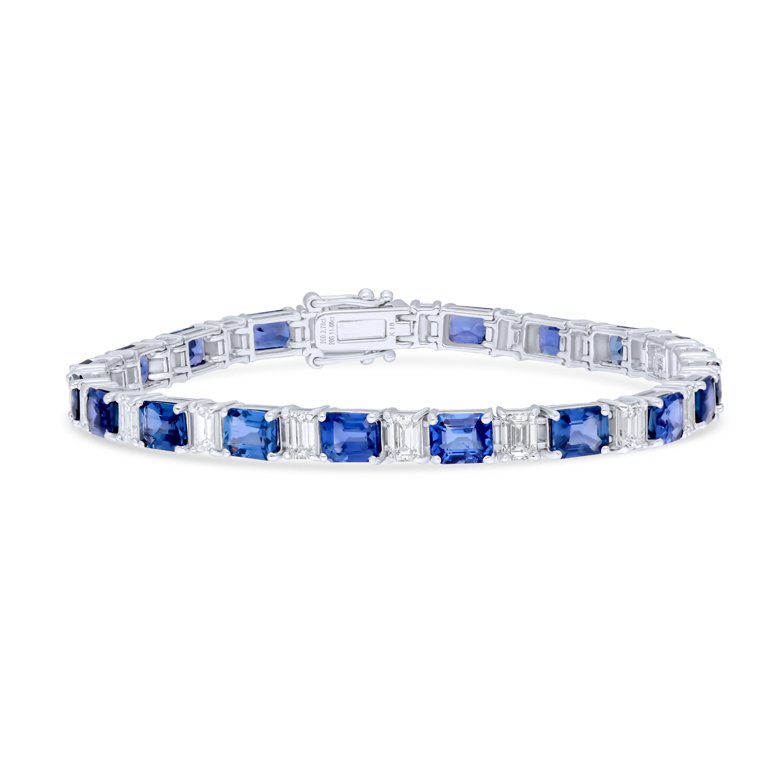 The Majestic Sapphire & Diamond Bracelet