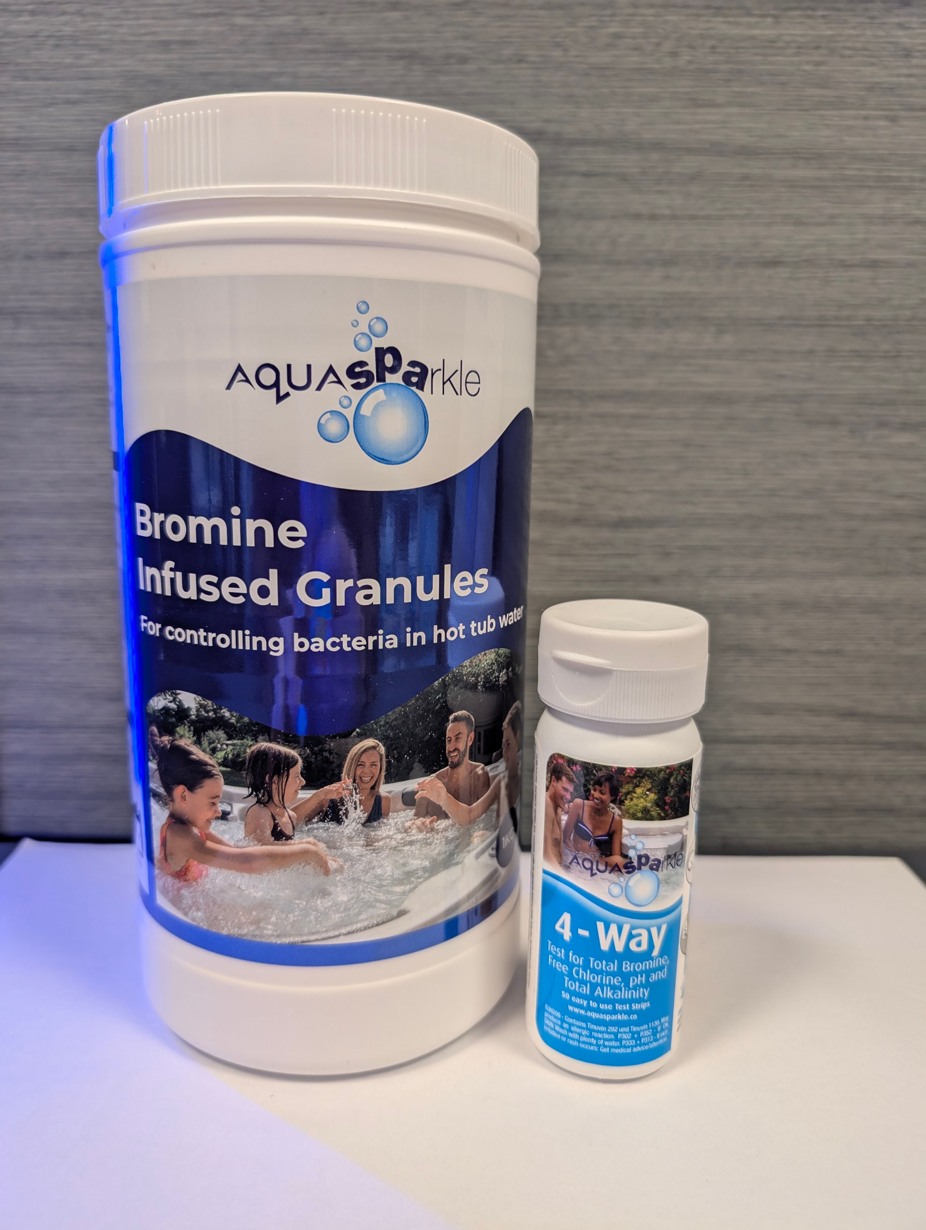 AquaSparkle Bromine Granules 1kg Including Test Strips