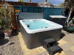 American Hot Tub Delivery in Halesowen Using a Crane | Wyre Forest Spas