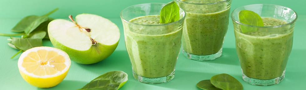 Ingredienti del frullato verde