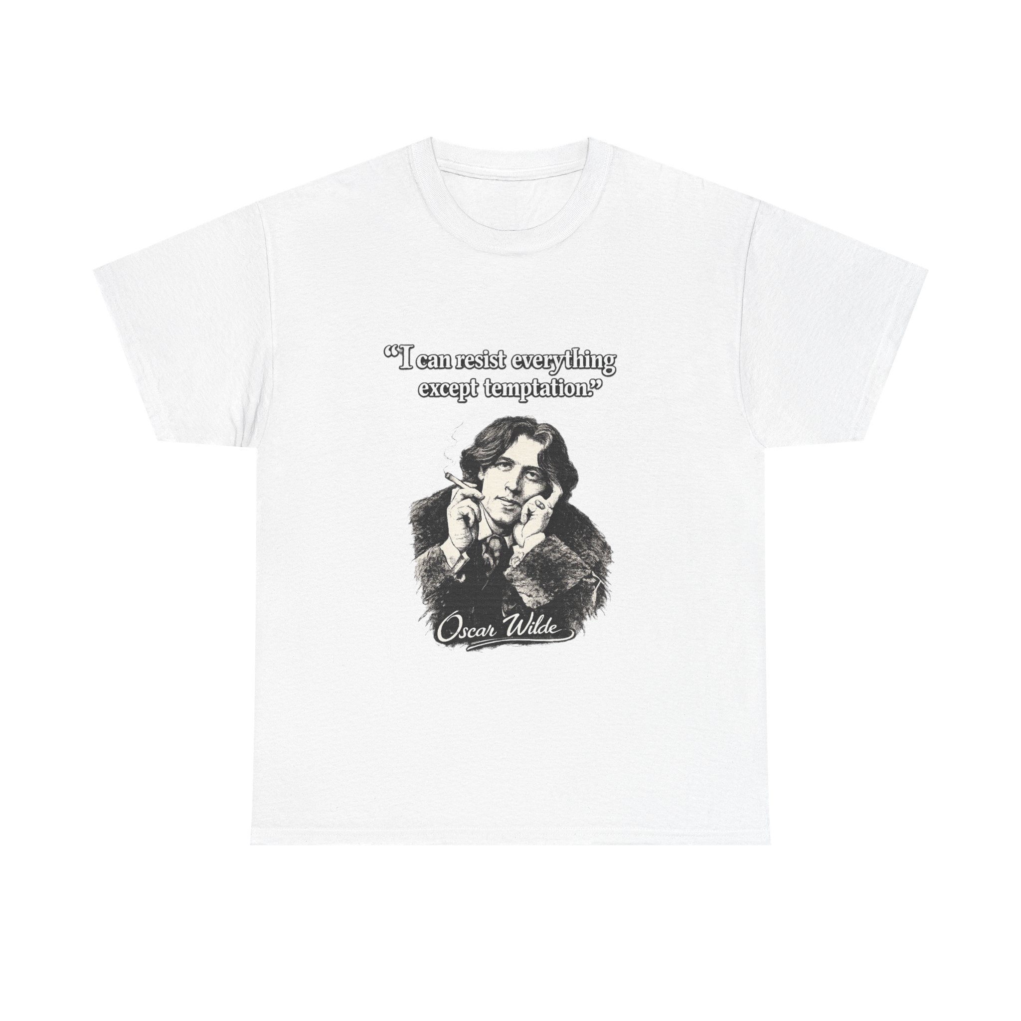 Oscar Wilde portrait T-Shirt | vintage quote literary shirt