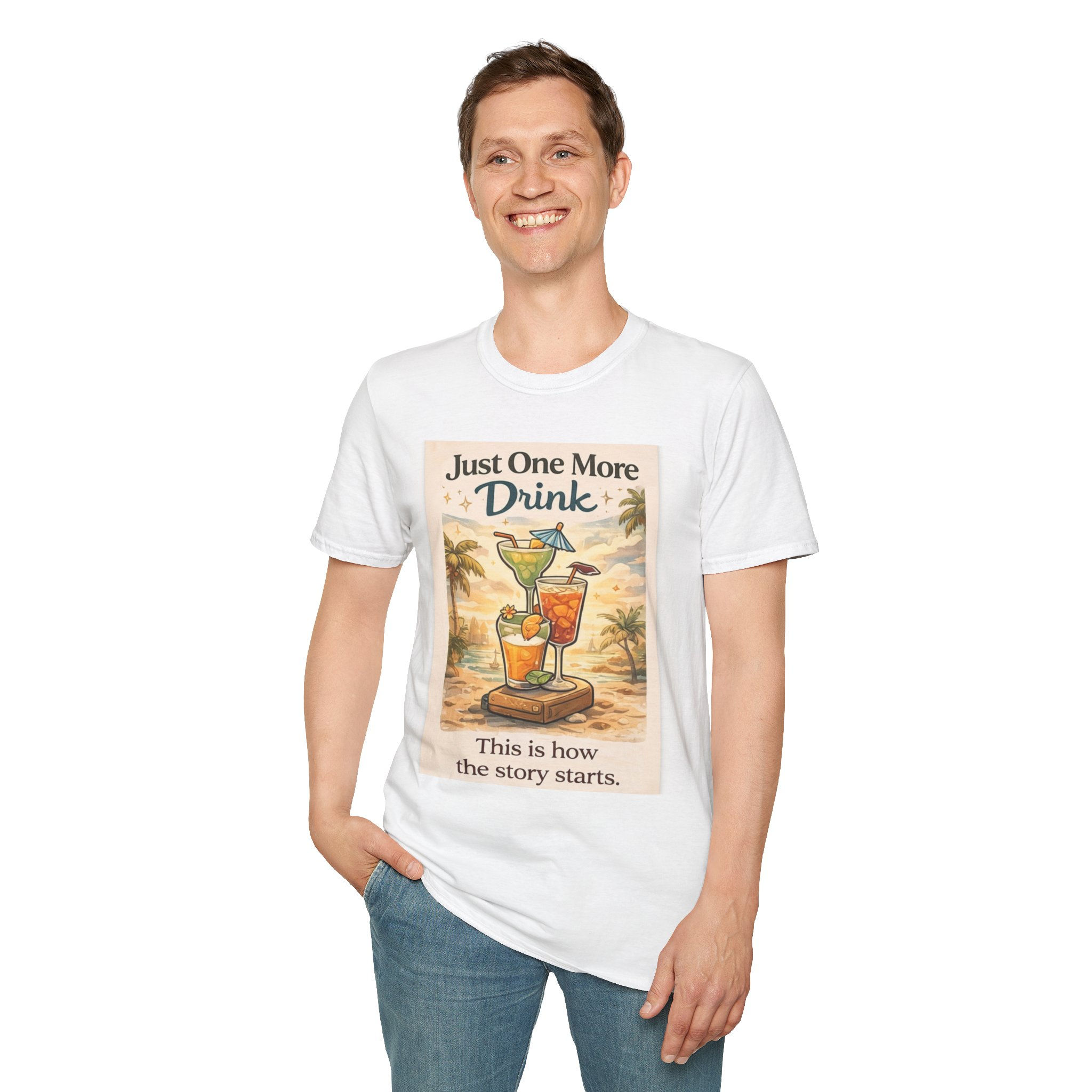 Just One More Drink! Vintage Beach Tee