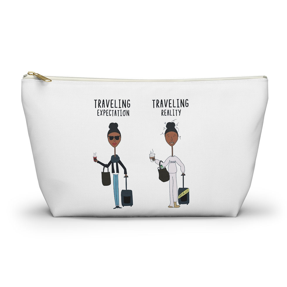 Thumbnail: Traveling Expectation vs Reality Accessory Pouch