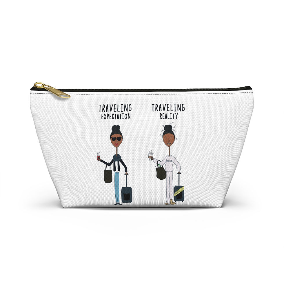 Thumbnail: Traveling Expectation vs Reality Accessory Pouch