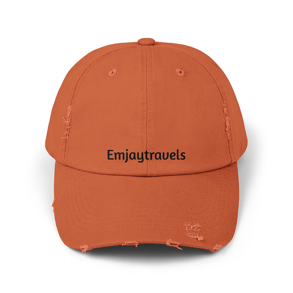 Thumbnail: Emjaytravels Distressed Baseball Cap