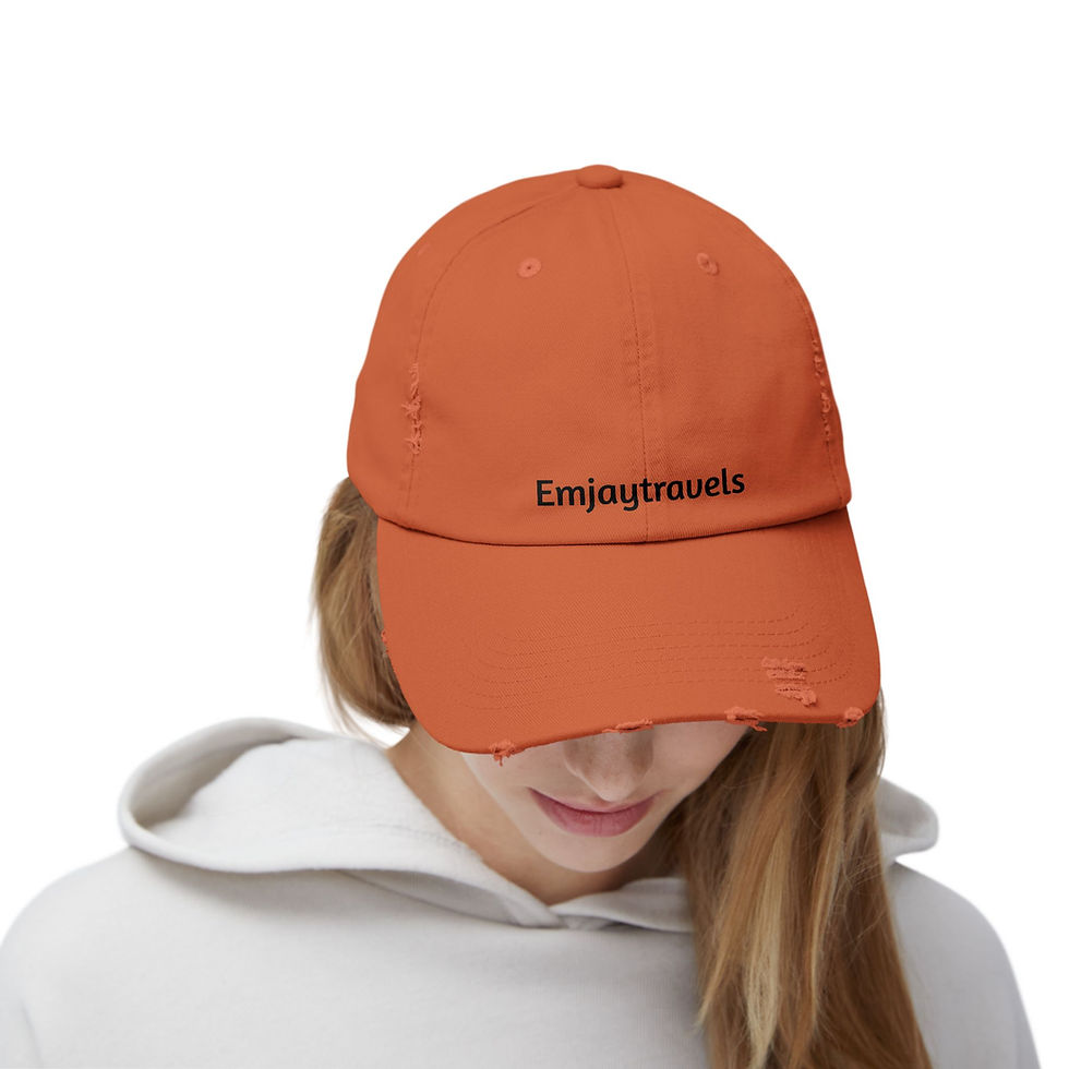 Thumbnail: Emjaytravels Distressed Baseball Cap