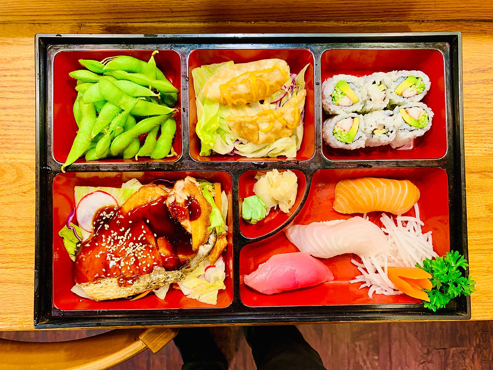 Arranged Food and Objects