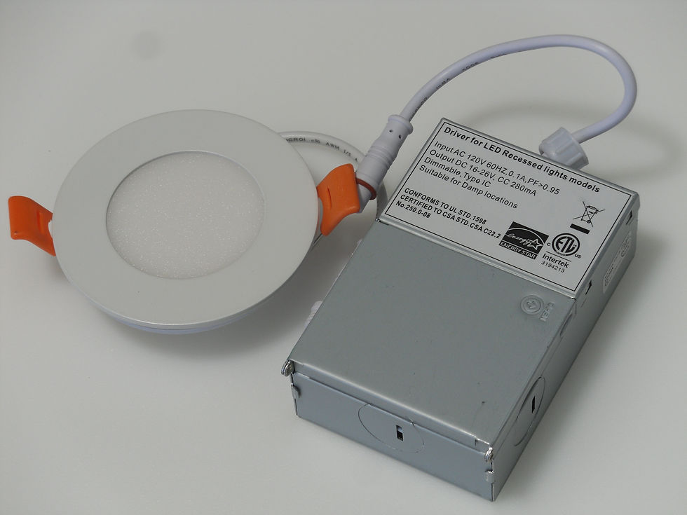 Thumbnail: LED Slim Panel - 3" - 5000K - White (Round)